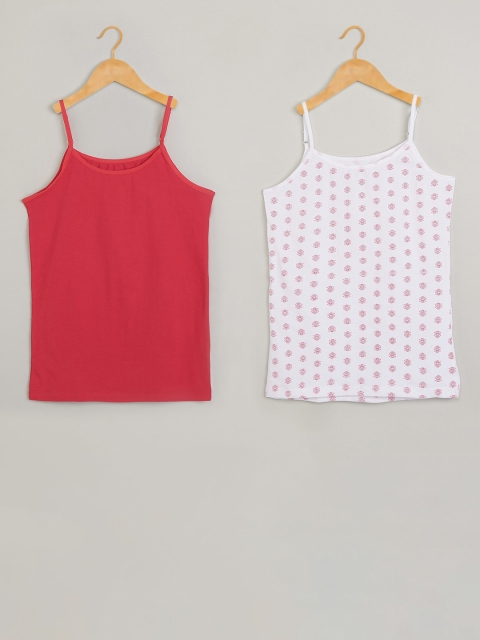 

max Girls Pack Of 2 Camisoles S19EIN19, Red