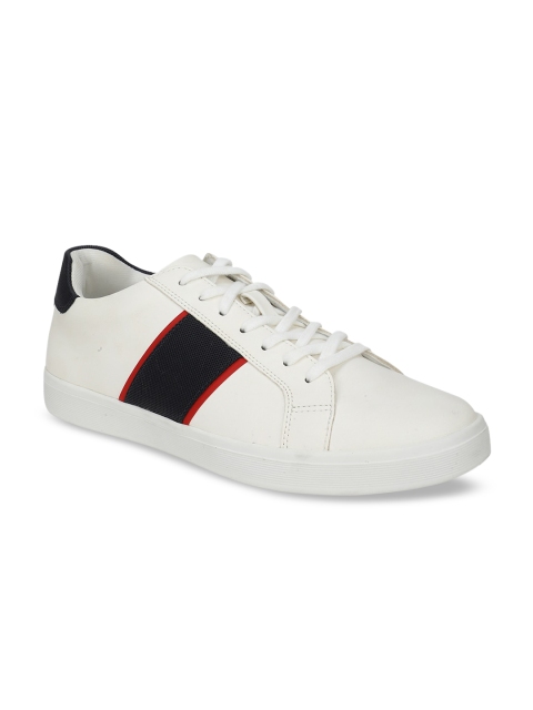 

ALDO Men White & Black Colourblocked Sneakers