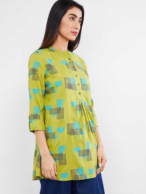 

max Green Printed Tunic, Lime green