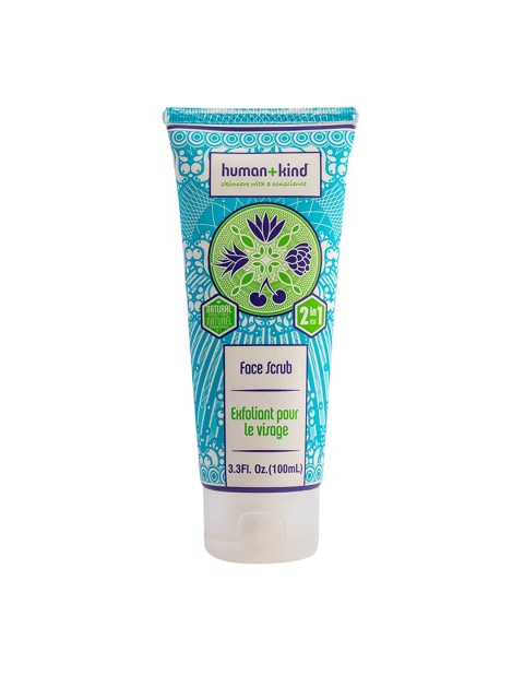 

HumanKind Unisex Organic & Vegan Face Scrub 100 ml, White