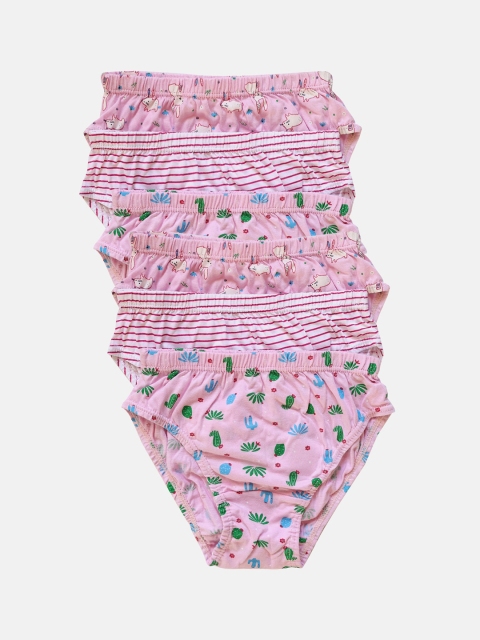 

Red Rose Girls Pack Of 6 Assorted Basic Briefs BABY-62-28