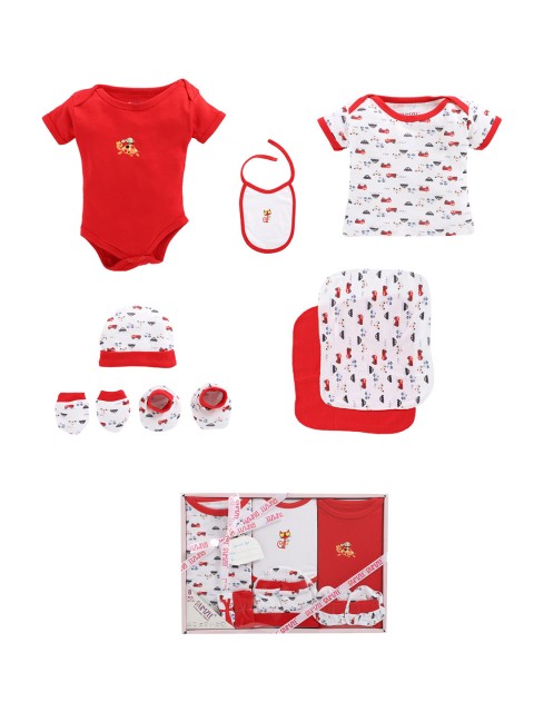 

Bumzee Baby Baby Apparel Gift Set, Red