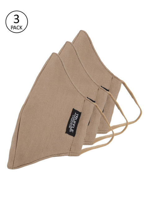 

Nude Cotton Unisex Pack of 3 Reusable 3-Layer Outdoor Masks