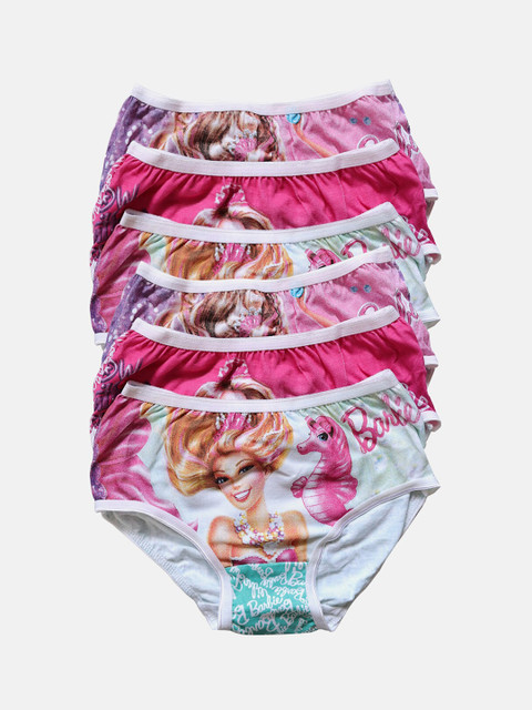 

Red Rose Girls Pack Of 6 Assorted Basic Briefs BABY-107-28