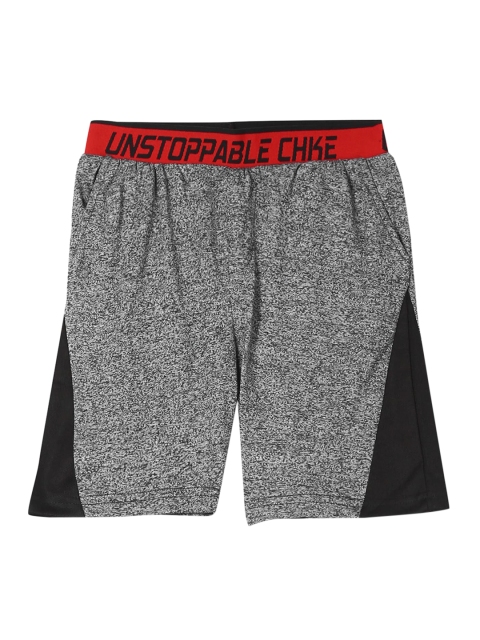 

Cherokee Boys Grey & Black Printed Regular Fit Regular Shorts