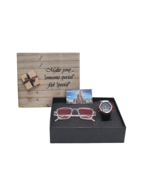 

Fantasy World Kids Watch & Sunglass Gift Set, Black