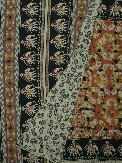 

Pothys Multicoloured Kalamkari Printed Pure Cotton Saree, Multi