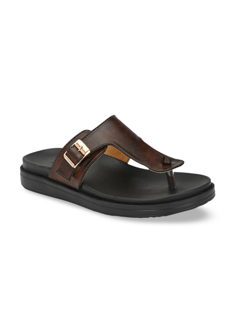 

Eego Italy Men Brown Comfort Sandals