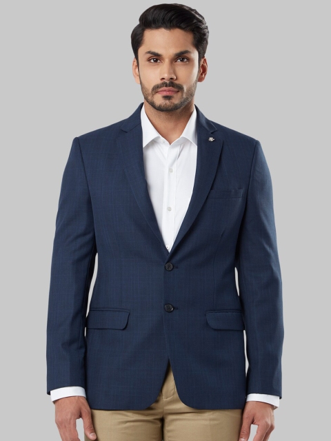 

Raymond Men Blue Solid Single-Breasted Formal Suit