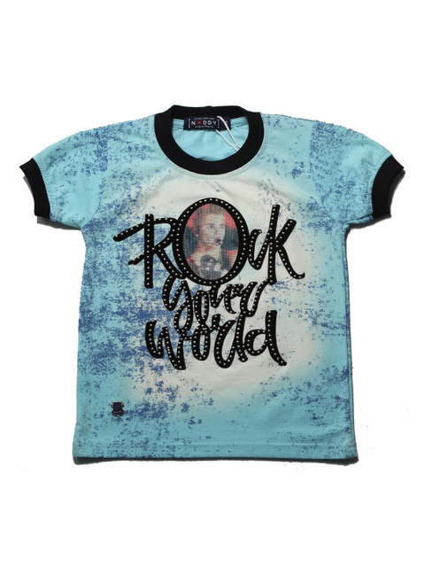 

Noddy Boys Blue Printed Round Neck T-shirt