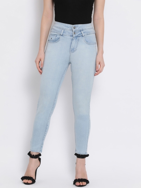 

Code 61 Women Blue Skinny Fit High-Rise Clean Look Stretchable Jeans