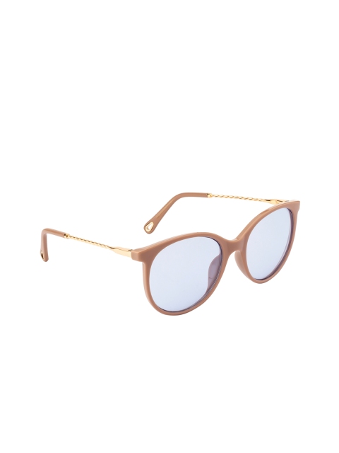 

Ted Smith Women Oval Sunglasses TS-10001S_C4, Blue