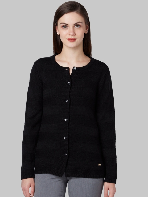 

Park Avenue Woman Black Solid Cardigan Sweater