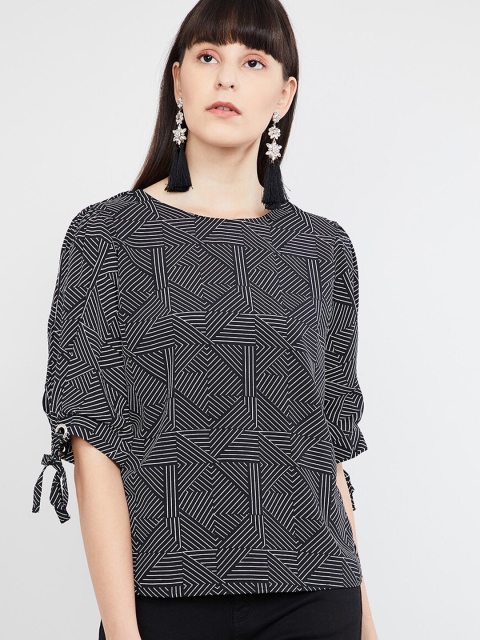

max Women Black Printed Top