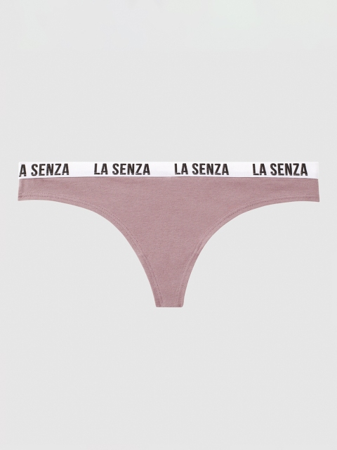 

La Senza Women Pink Brand Logo Printed Thongs 11136142-20F4