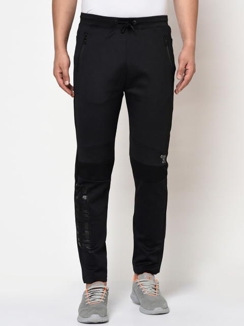 

Octave Men Black Solid Track Pants