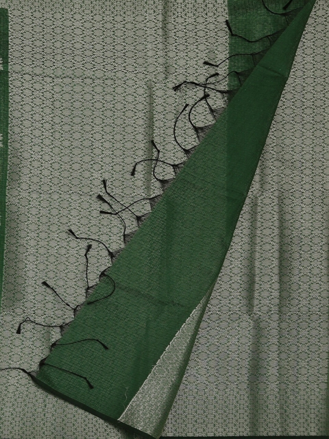 

Pothys Green Woven Design Supernet Saree