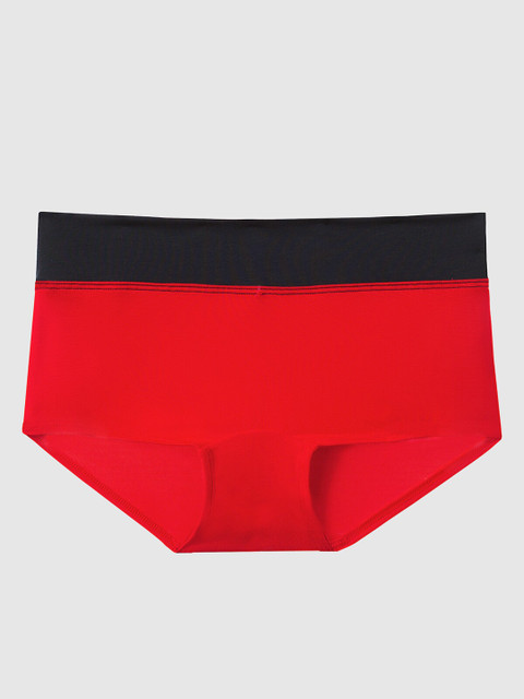 

La Senza Women Red Solid Boy Shorts 11125659-43CZ