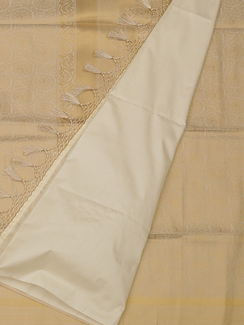 

Pothys Beige Woven Design Art Silk Saree