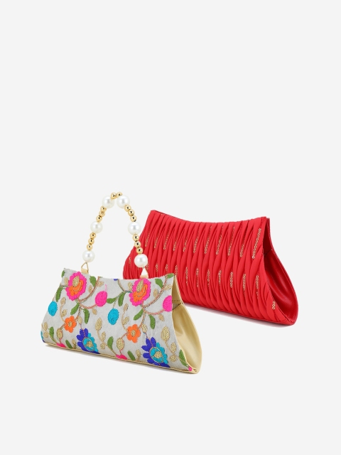 

Element Cart Set of 2 Purse Clutches, White