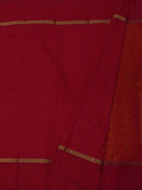 

Pothys Orange & Red Art Silk Woven Design Saree