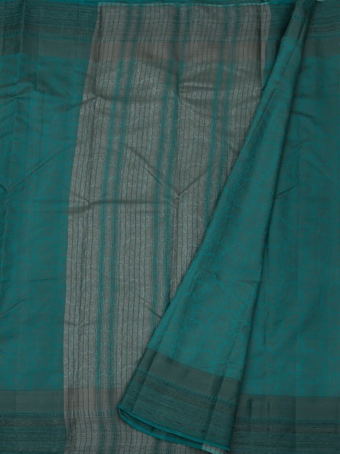 

Pothys Blue Woven Design Jute Silk Saree