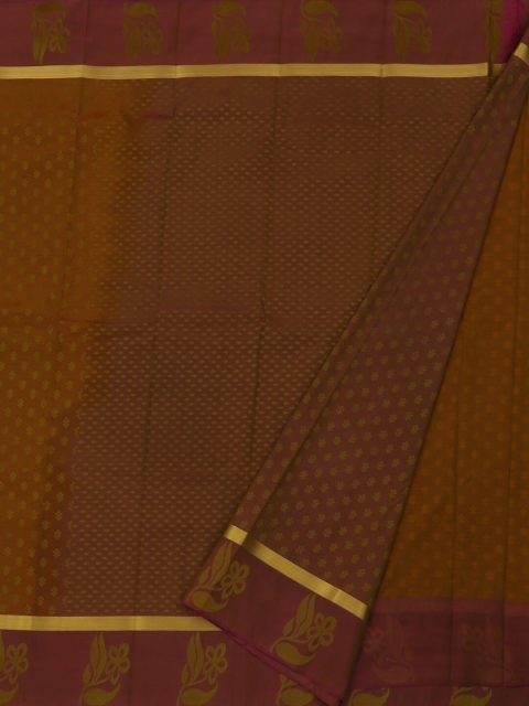

Pothys Olive Green & Pink Art Silk Woven Design Saree