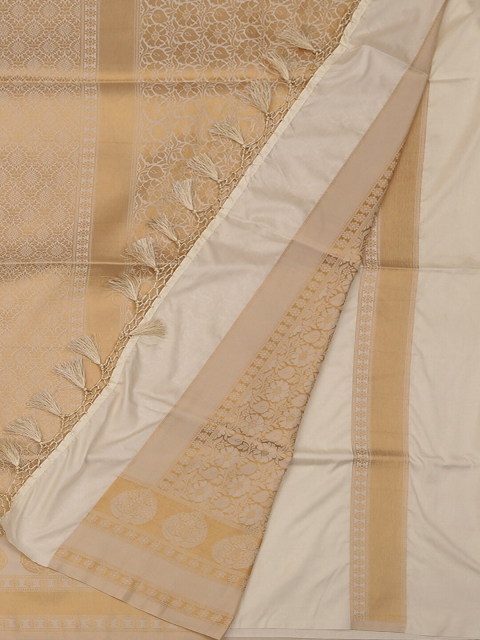 

Pothys Beige Woven Design Art Silk Saree