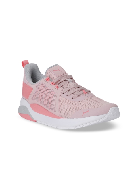 

Puma Women Pink Textured Anzarun Sneakers