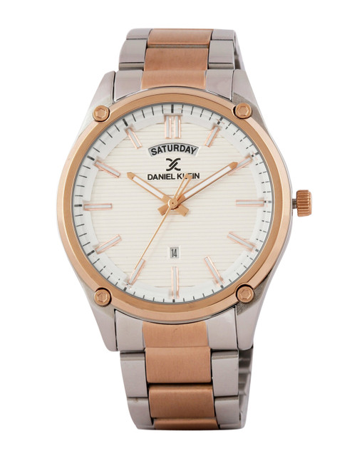 

Daniel Klein Men Silver-Toned Analogue Watch DK.1.12428-4