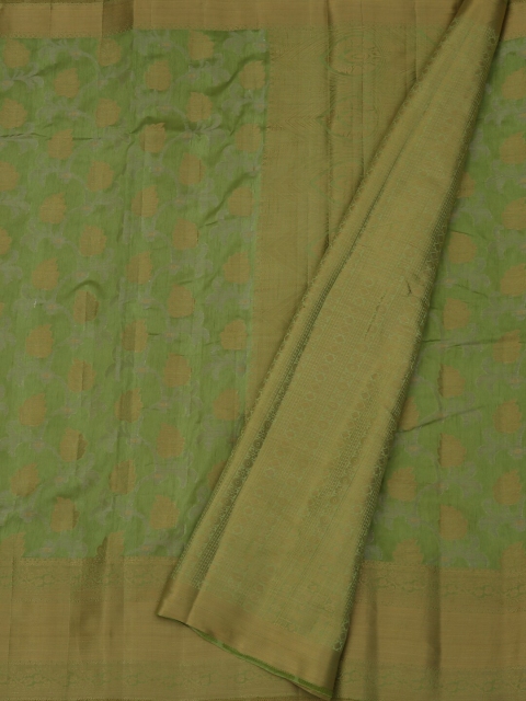 

Pothys Green & Gold-Coloured Jute Silk Woven Design Saree