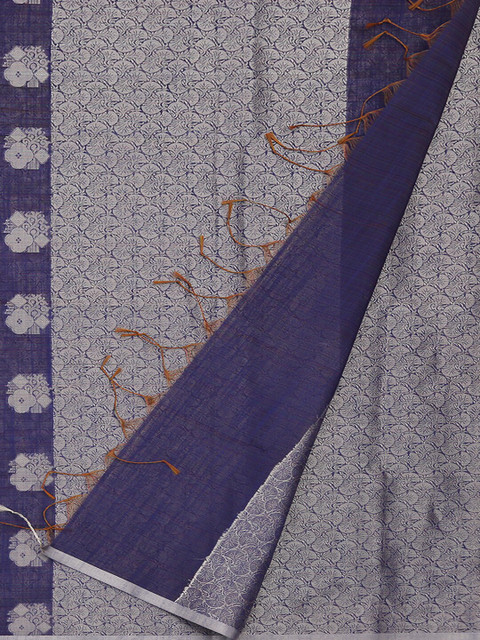 

Pothys Violet Woven Design Cotton Blend Saree