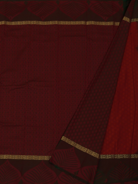 

Pothys Brown & Red Art Silk Woven Design Saree