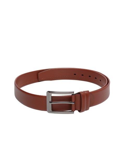

Apsis Men Brown Textured Leather Belt