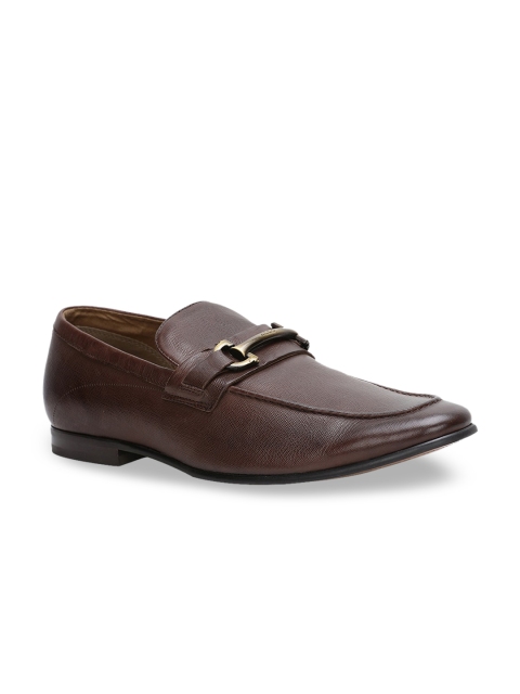 

ALDO Men Brown Leather Horsebit Loafer