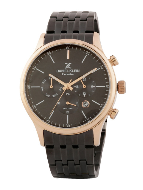

Daniel Klein Men Black & Black Analogue Watch