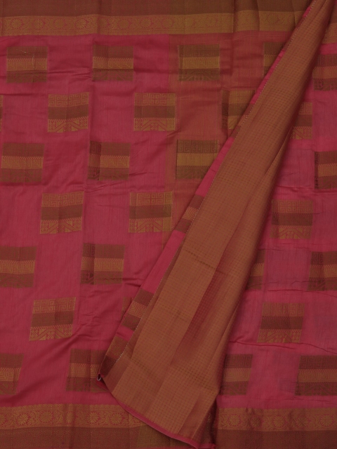 

Pothys Pink Checked Saree