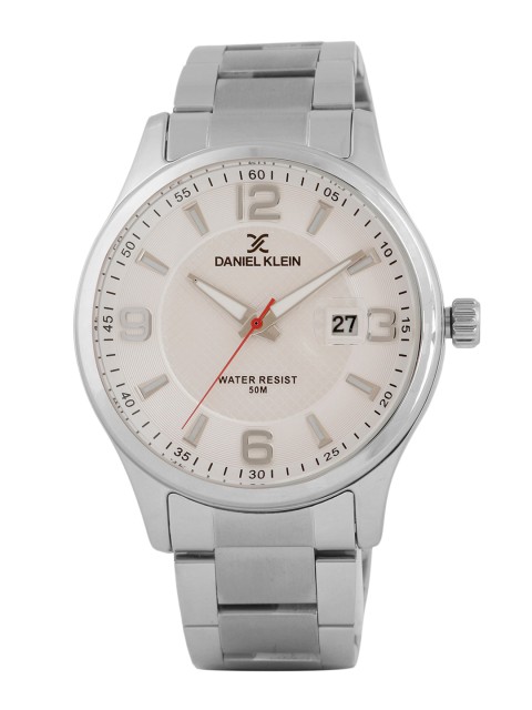 

Daniel Klein Men Silver-Toned Analogue Watch