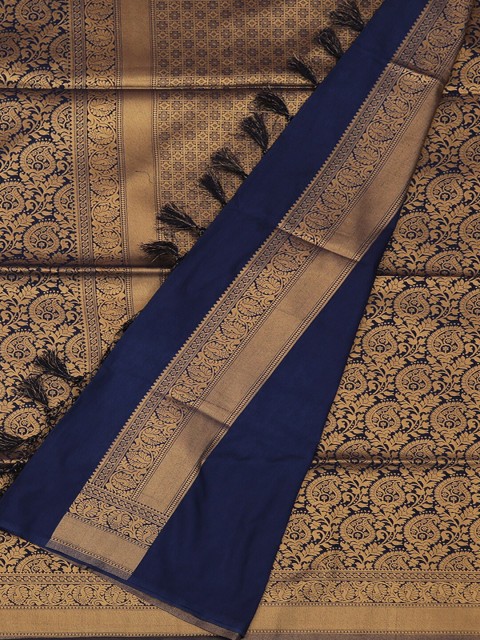

Pothys Blue Woven Design Art Silk Saree
