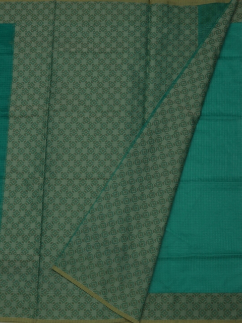 

Pothys Green Printed Jute Cotton Saree