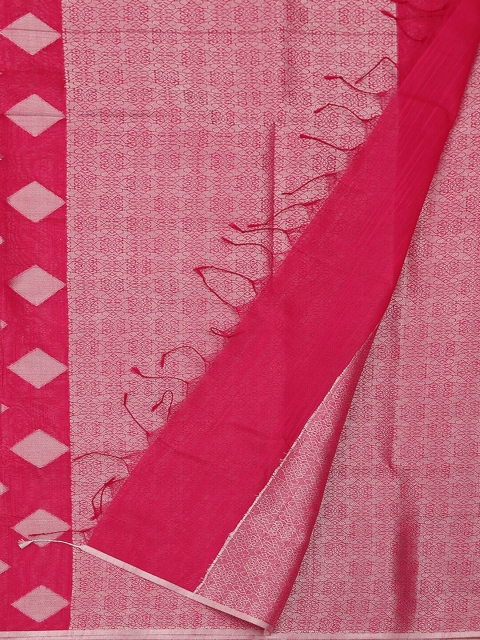 

Pothys Magenta Woven Design Cotton Blend Saree