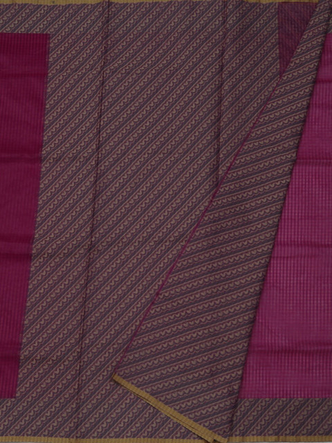 

Pothys Purple Solid Jute Cotton Saree