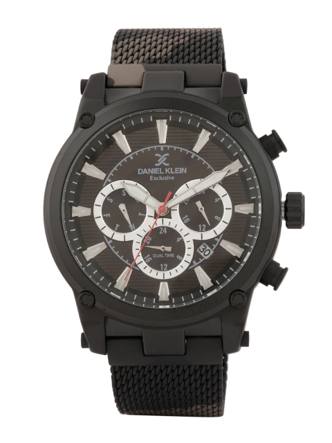 

Daniel Klein Men Black Analogue Watch 12457-4-Black