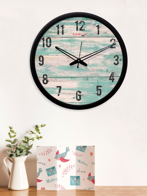 

RANDOM Green Round Printed 30.5 cm Analogue Wall Clock