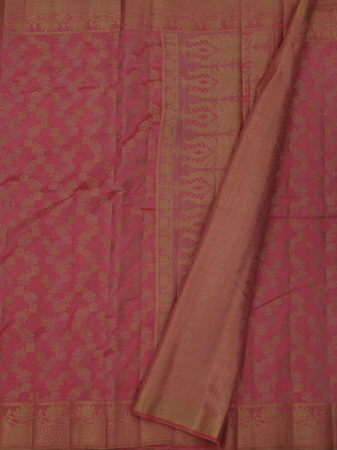 

Pothys Pink Woven Design Jute Silk Saree