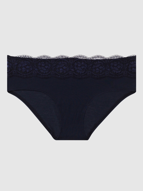 

La Senza Women Navy Blue Solid Remix Ultrasoft Hipster Briefs11139258-84L0