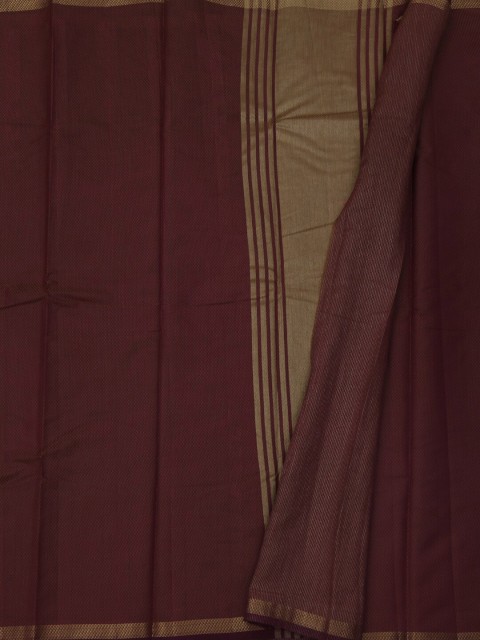

Pothys Violet Solid Jute Silk Saree