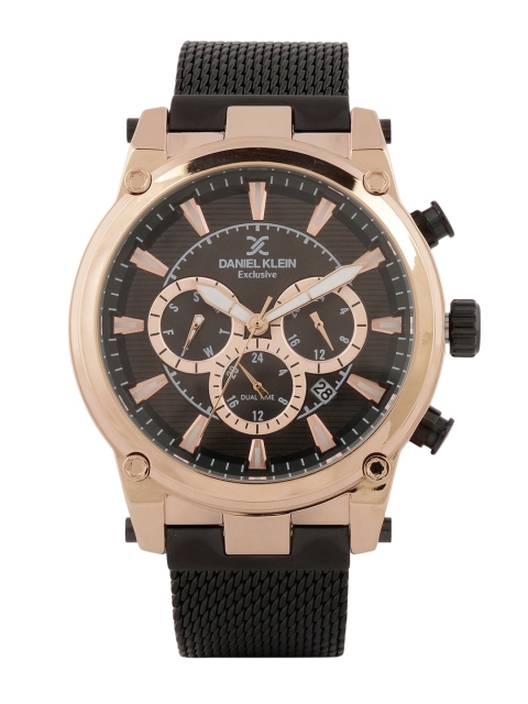 

Daniel Klein Men Black & Black Analogue Watch