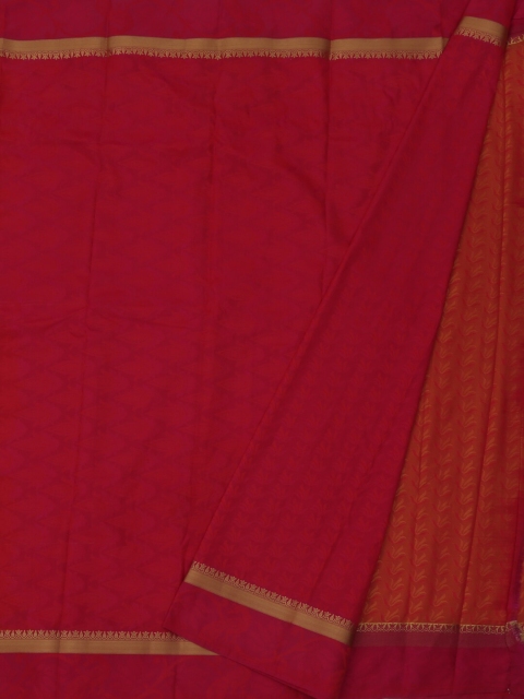 

Pothys Orange Printed Art Silk Saree