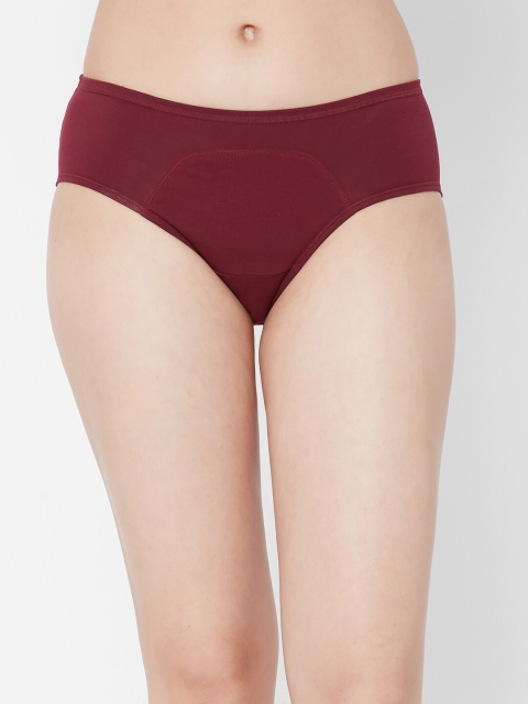

Juliet Women Maroon Solid Period Briefs 060002300006899